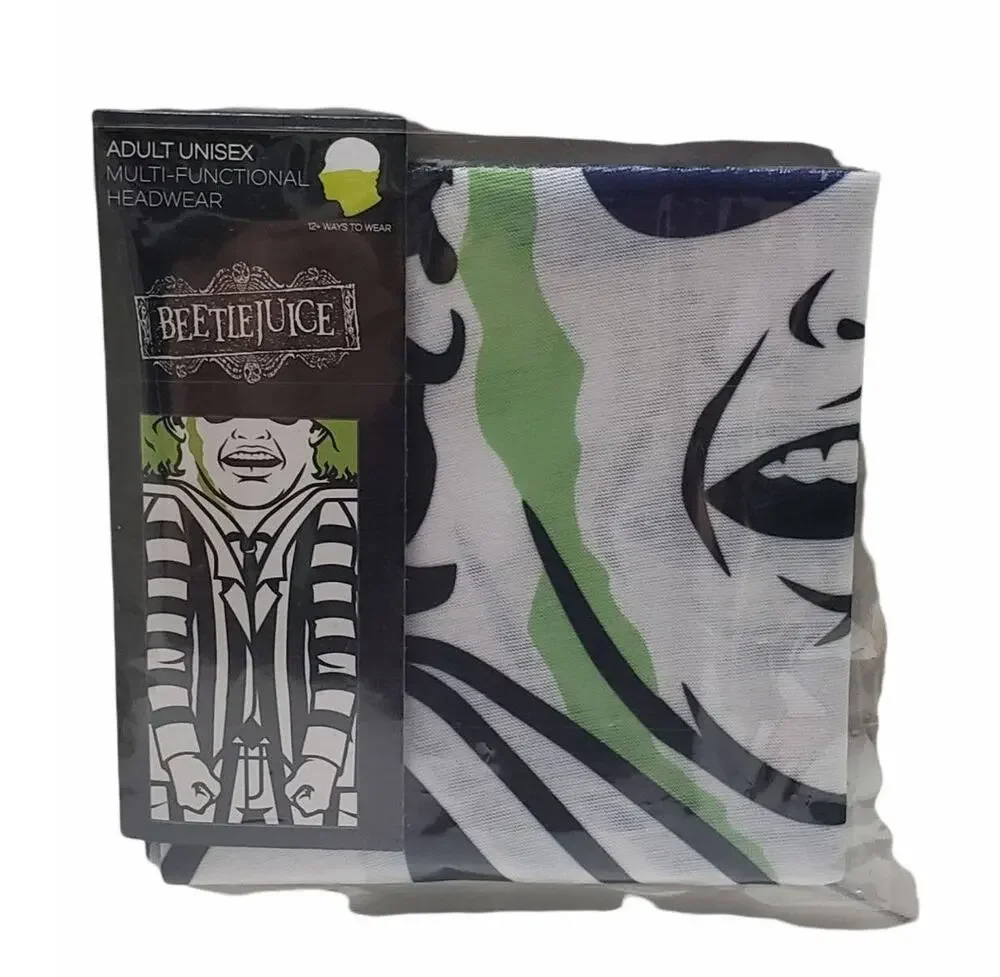 Beetlejuice Multi Functional Head Wear * Face Mask